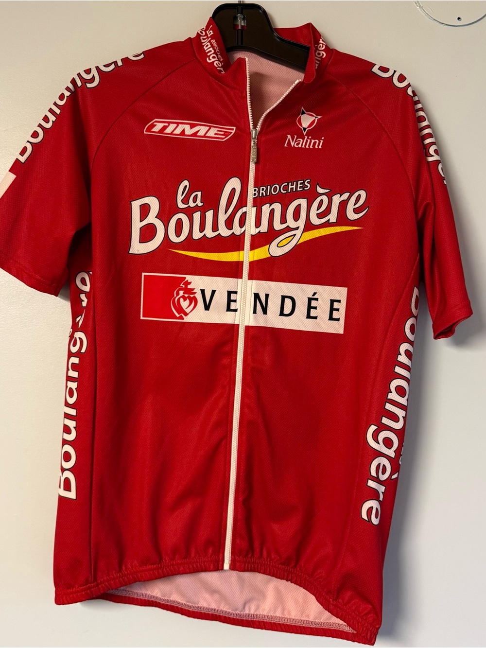 Men's La Boulangère Red Cycling Jersey